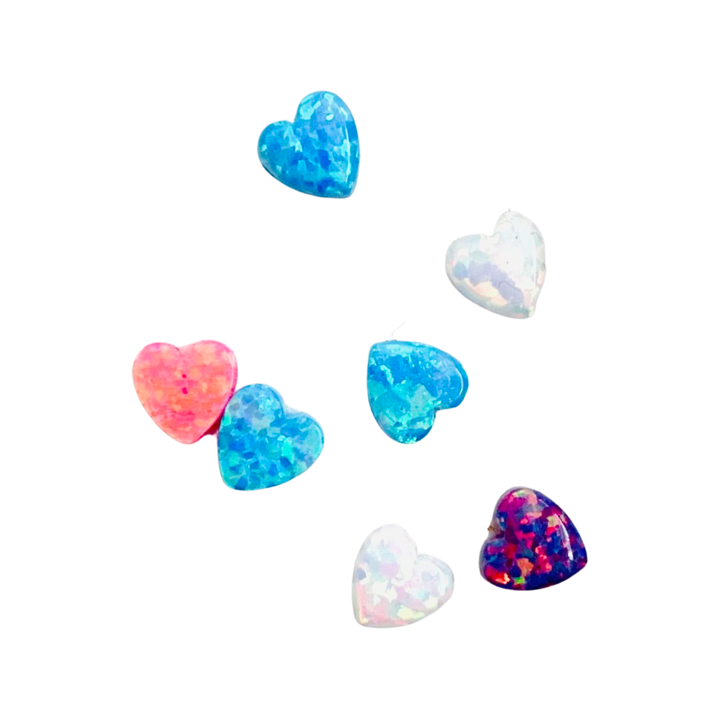 Opal Heart Beaded Bracelet